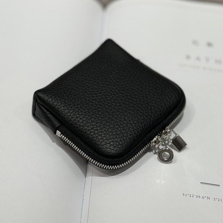 

Fashion Leather Jewelry Storage Bag - Portable Small Jewelry Holder чёрный