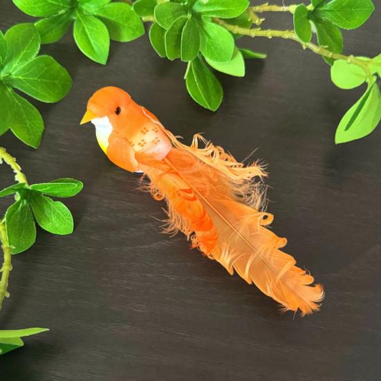 Artificial Birds Simulation Foam Birds with 3D Feather Tail Realistic Clip