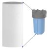 ABWR-DGD-2501 Filtro de Água Big Blue de 10 Polegadas, Cartucho de Sedimentos para Casa Inteira, 1 Mícron, Densidade Gradiente Dupla, 10" X 4.5"