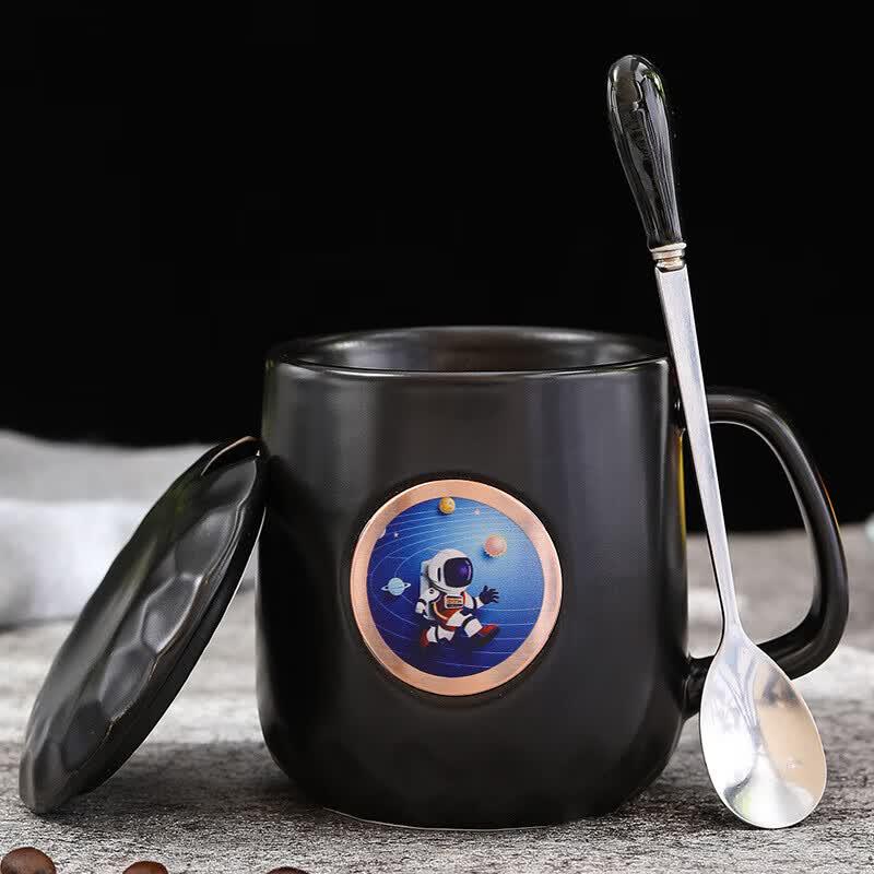 Astronaut Planet Ceramic Mug Gift Set