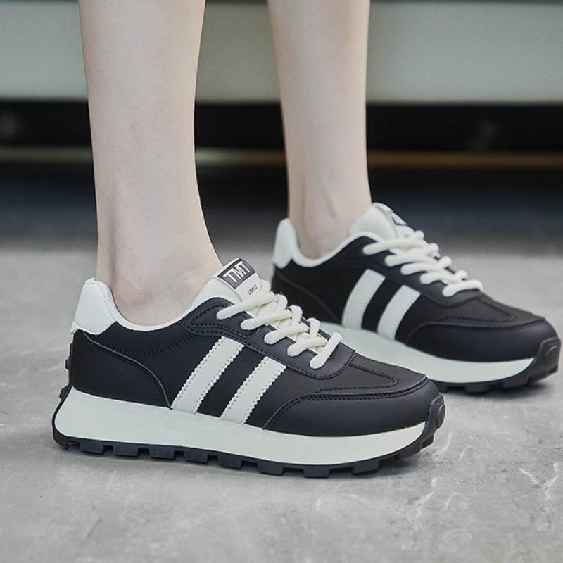 Shoes Woman 2025 Fashion All-match Casual Sneakers Trend Brand Women Lace-up Platform Walking Shoes Student Board Shoes De Mujer