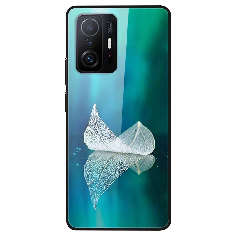 For Xiaomi 11T Tempered Glass Case Soft Bumper Hard Funda For Xiaomi mi 11T Pro Phone Case 11 T 11T Pro 11TPro Back Cover Shells