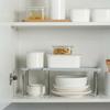 Adjustable Organiser Shelf Storage Cupboard Pantry Stand Support Rack Kitchen