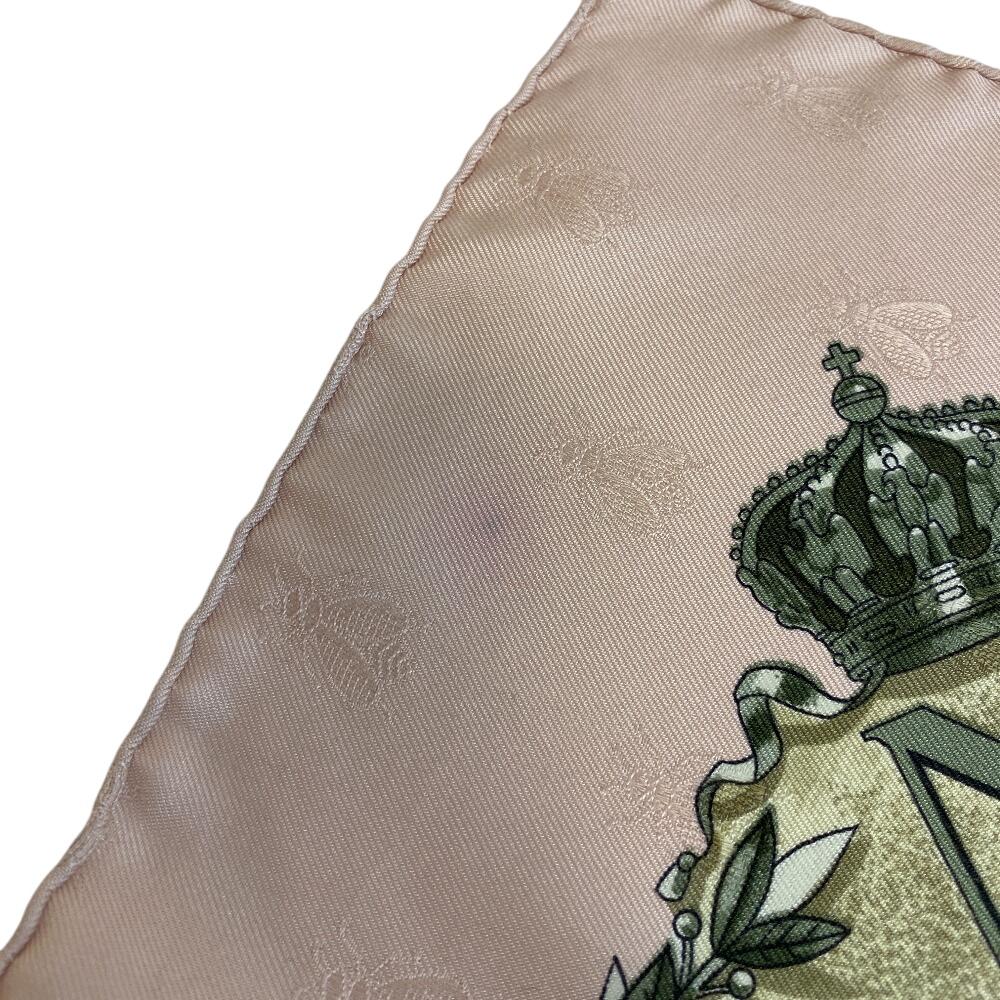 HERMES NAPOLEON Napoleon silk Calle 90 scarf pink silk Women Used