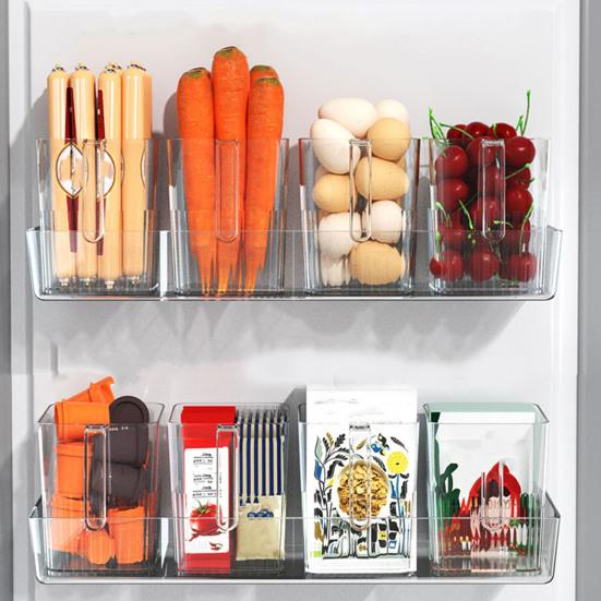 Food Holder Convenient Large Capacity Plastic Refrigerator Freshness Storage Kitchen Supplies