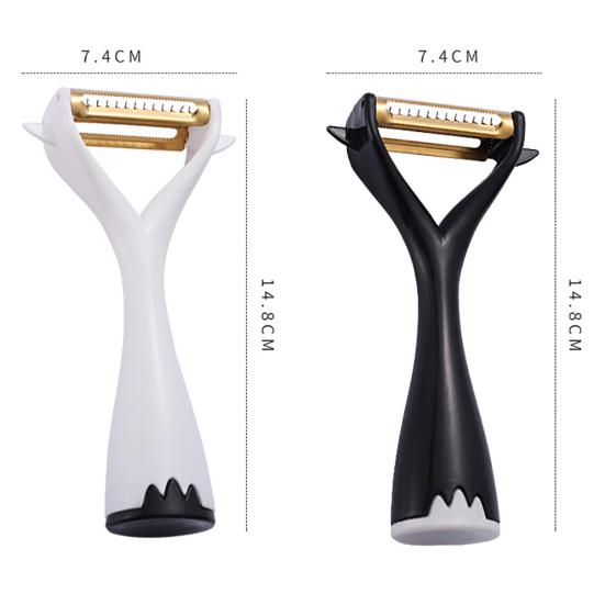 Multifunkční škrabka na ovoce, zeleninu, mrkev, brambory, okurky z nerezové oceli