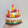 Five-star children's cake fruit cut and play house kitchen combination set DIY educational toys birthday gift