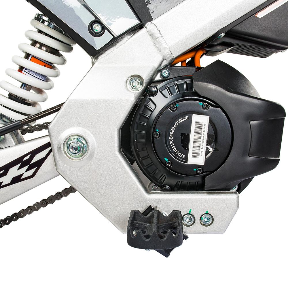 KuKirin X1 Moto Elettriche Fuoristrada 14" Motore di Picco 2000W Bicicletta Elettrica per Adulti Completamente Ammortizzata 48V 20.8AH Freni Idraulici