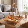 Rectangular Basket Tray with Handle | Woven Tray, for Tabletop 1tier