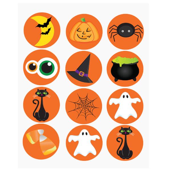 Buy 20 Sheets Halloween Stickers Unique Halloween Patterned Candy Bag