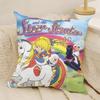Cartoon Anime Cute R-Rainbow Brite Pillow Case Natural Linen Double-Sided Printing Sofa Home Decor Cushion Cover