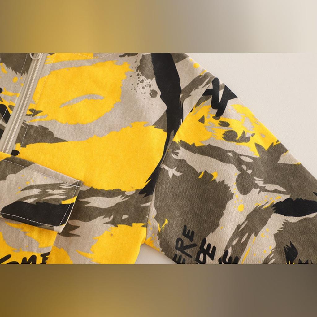 Kids Casual Long-Sleeve Set, Comfortable Daily Wear Outfits