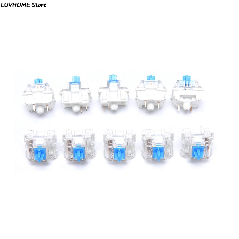 10Pcs Original Cherry MX Mechanical Keyboard Switch Axis Shaft Switch RGB Blue