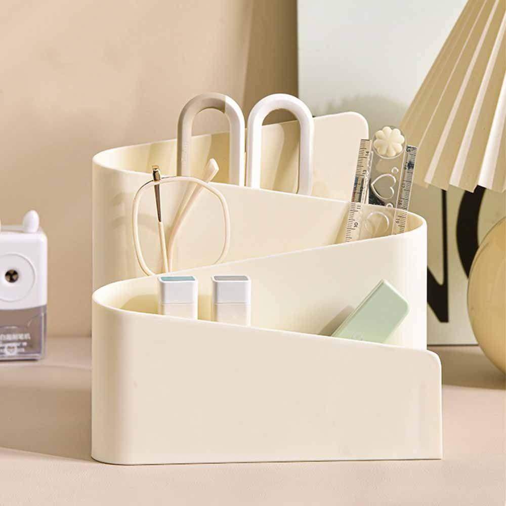 Large Capacity Desktop Pen Holder INS-Style Brush Storage Container Makeup Brush Holder  Household