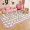 Dopamine Color Bedroom Decor Pink Carpet Large Area Carpets for Living Room Fluffy Soft Children's Mat Thick Plush Cloakroom Rug