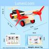 Science Experiment Diy Dual Wing Engine Glider Aircraft Educational Kit For Children And Students
