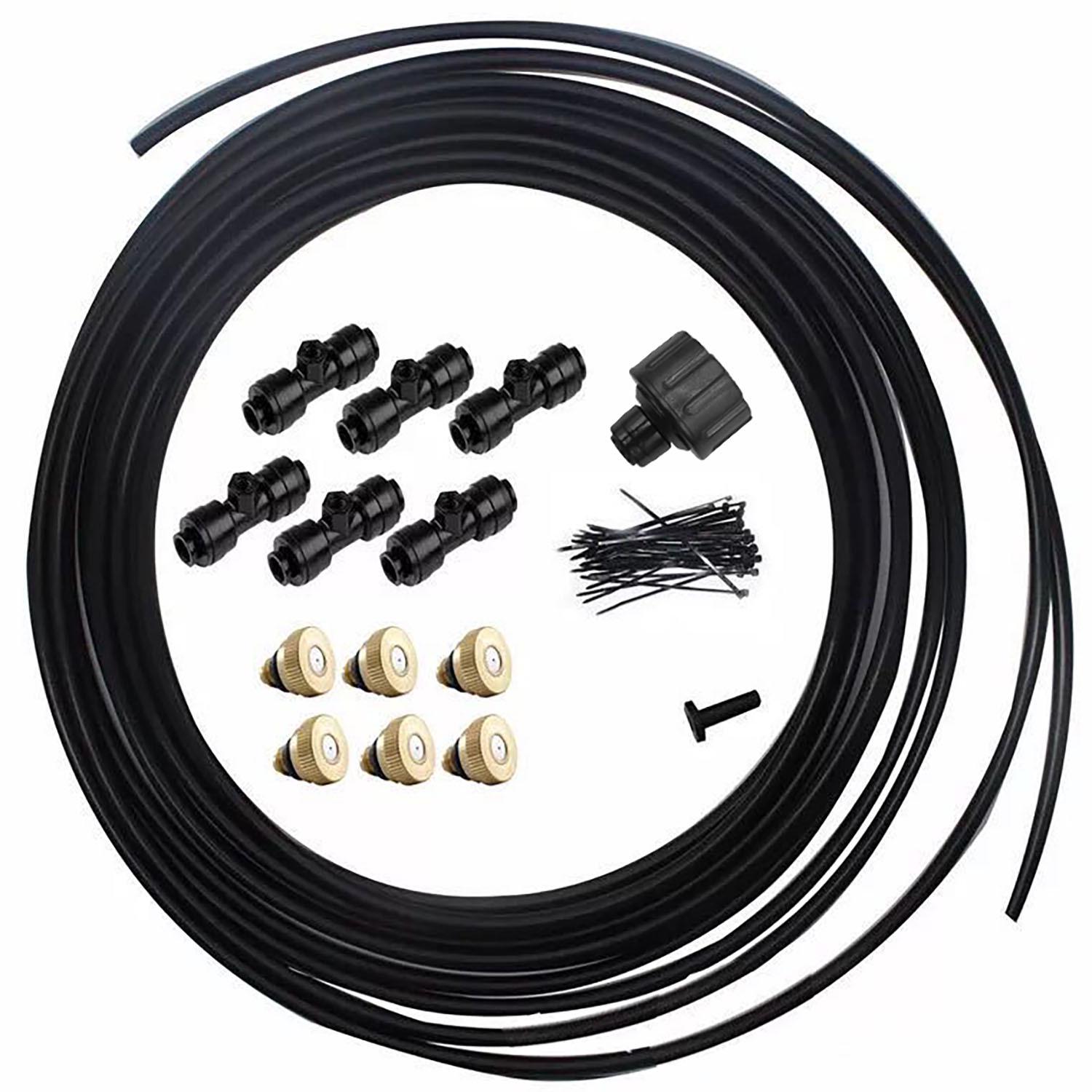 

Garden Patio Mist Cooling Sprinkler System 6m 6 Nozzles
