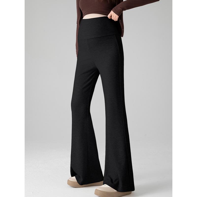 

2026 New Fashion Flared Maternity Pants - Versatile Slimming Soft Pants for Spring/Summer XL чорний