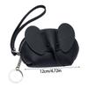 Sturdy Genuine Leather Elephant Designs Card Holders Zippered Wallet for Women