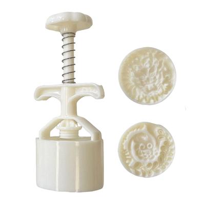 Ice Skin Pastries Mold Hand Pressed Mooncakes Mold Festival Bean Pastes Cake Molds Dessert ABS Moulds for Cooking Lover