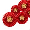 6Pcs Chinese Wedding Paper Fans Blessing Ornament Diameter 30cm 25cm 20cm Gifts Wall Traditional