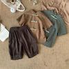Summer Children's Short Sleeved Shorts Set Cool Tang Style Hanfu Outfit