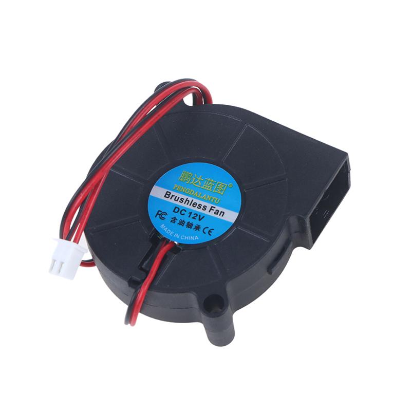 

5015 5V/12V/24V подшипник скольжения бесщеточный для Reprap Prusa I3 DC вентилятор охлаждения турбовентилятор 5015S 3D принтер части вентилятор 12V