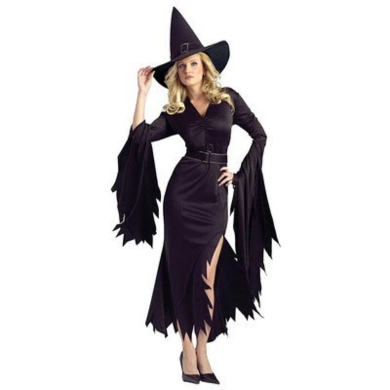 Halloween Adult Witch Character Dress Up Show Costume Masquerade Ball