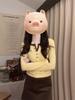 Korean Style Yellow Fake Two-Piece Long-Sleeve Slim-Fit T-Shirt for Women - Spring Casual Design