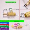 Brass Pagoda Water Pipe Ball Valve (6-19mm) with Hose Switch