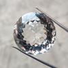 71 Carat Round Cut Beautiful White Glass Stone, Loose Stone, 27 MM Size Round Stone.