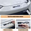 For BYD SEAl HAN SONG YUAN DOLPHIN ATTO 3 Accessories Car Front Bumper Emblem Badge Decal Black Carbon Logo Refit Sticker