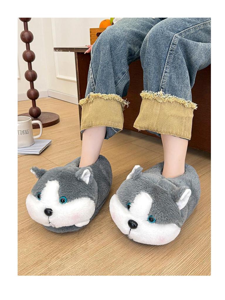 Pantofole in Cotone da Donna e Uomo con Velluto, Copri-Tallone, Design Caldo a Punta Chiusa per Comfort Domestico e Post-Partum