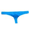 Men Sexy Thong Low-rise U-Convex Solid Color Briefs Elastic Waistband Slim Fit Solid Color Ice Silk Underwear Daily Wear