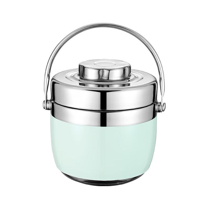 JUNSHIQI MY 304 Stainless Steel Insulated Lunch Box 1.2L
