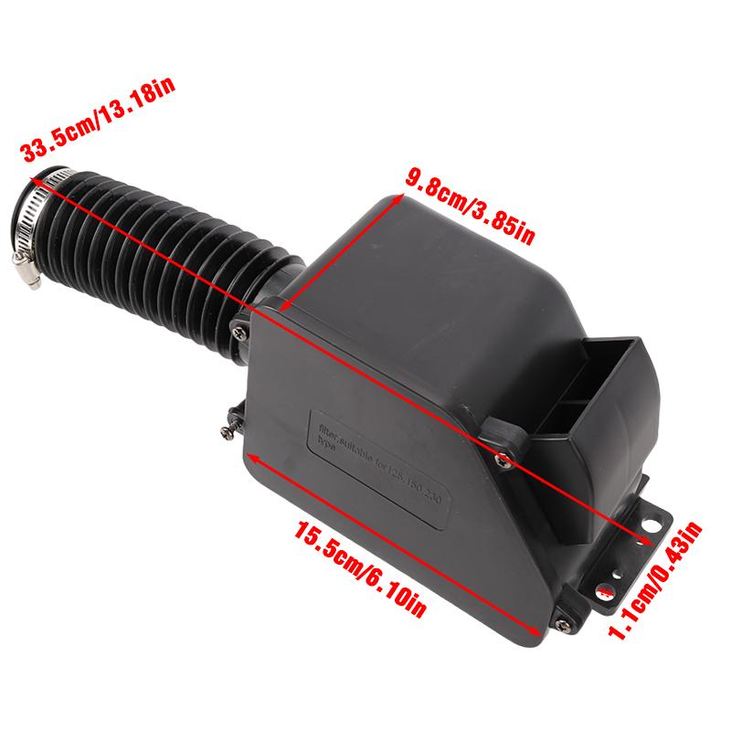 Motorcycle Air Filter Box Intake Cleaner Bend Head Air Filter For GY6 Engine 150cc-200cc ATV Go Kart Scooter Dirtbike Parts
