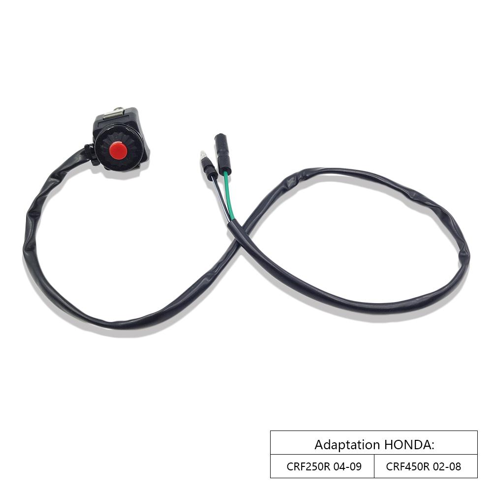 For HONDA CRF Motorcycle Switch Left & Right Handlebars Electric Starter Start & Stop ON/OFF Flameout Button CRF250X CRF450R 250