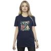 Disney Womens/Ladies Alice In Wonderland Leafy Garden Cotton Boyfriend T-Shirt