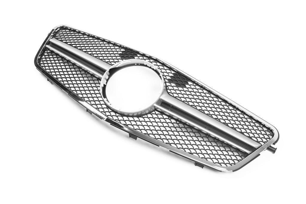 Передняя решетка AMG Silver (2009-2012) для Mercedes E-сlass W212