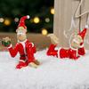 Wacky Santa Claus Ornaments, Resin Christmas Figurine Tabletop Indoor Home Decor, Thoughtful Present for Family and Friends