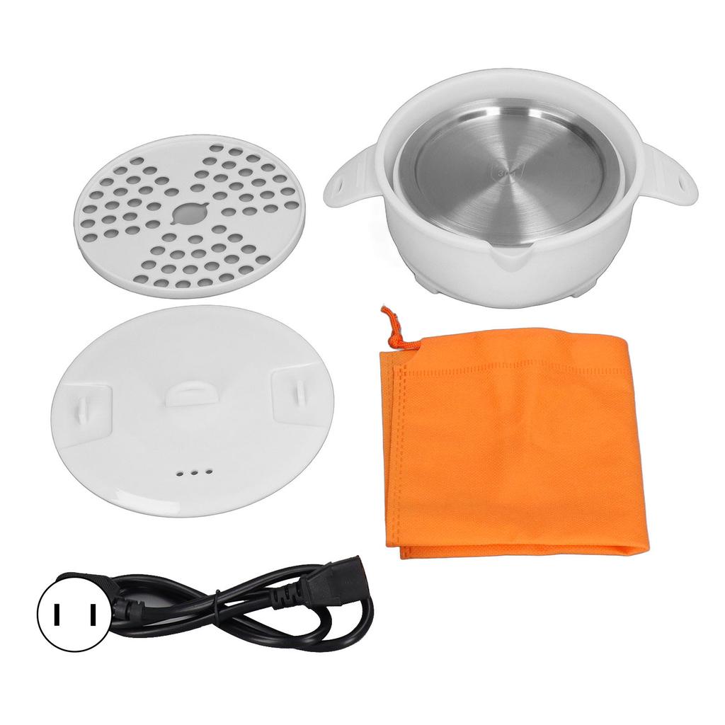 Electric Hot Pot Cooker Multifunction 1.2L Portable Foldable Electric Hot Pot for Home Dormitory
