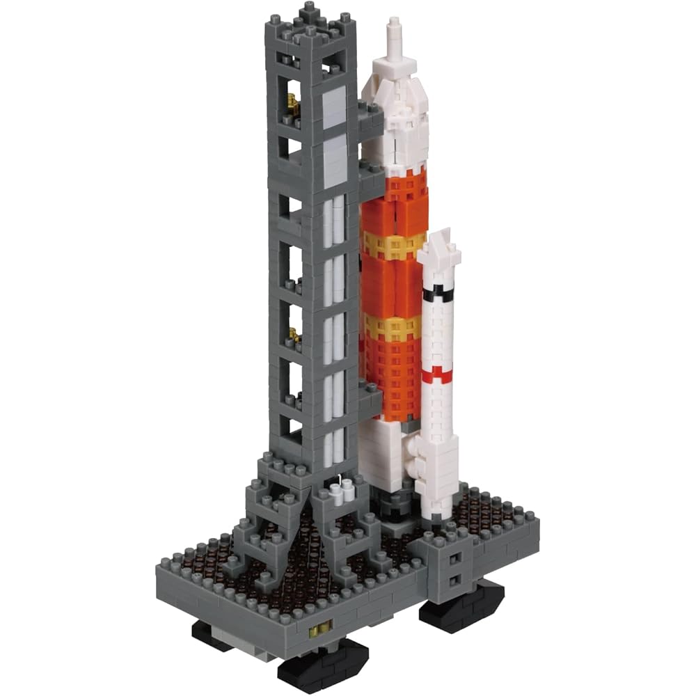 Kawada Nano Block Rocket Launch Pad NBH_236 Building Set with Detailed Instructions and 100+ Pieces