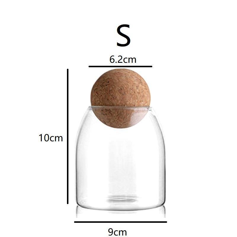 

Пробка пробка стеклянная банка для хранения прозрачные стеклянные канистры с пробковым шариком круглые стеклянные бутылки конфеты кофе зерна специи емкость для хранения