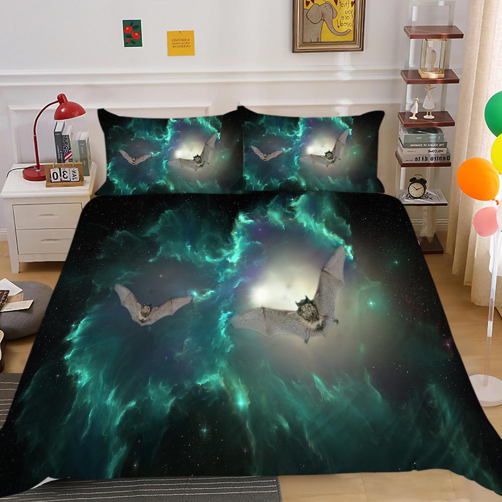 Hot Sell Duvet Cover Starry Animals Home Textiles Queen Size Bedding 3D Romatic Quilt Cover Children Adults Bedding Cover Set
