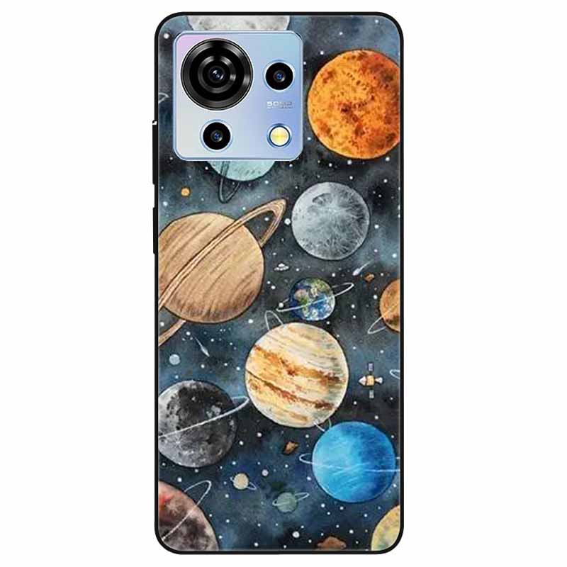 For ZTE Blade V50 Vita Case Phone Cover Shockproof TPU Soft Silicone Fundas for ZTE Blade V50 Vita V50Vita 6.75 Luxury Astronaut