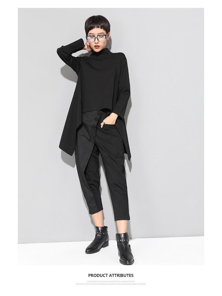 European & American Trendy Women's Slimming Long-Back Shirt - Autumn/Winter Versatile Style