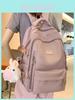 Girl College Backpack Nylon Large Capacity With Multicompartment For School Use