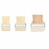 3/4Pcs Multipurpose Flat Paddle Paint Brushes 2/3/4/5in Artist Painting Brushes  for Furniture