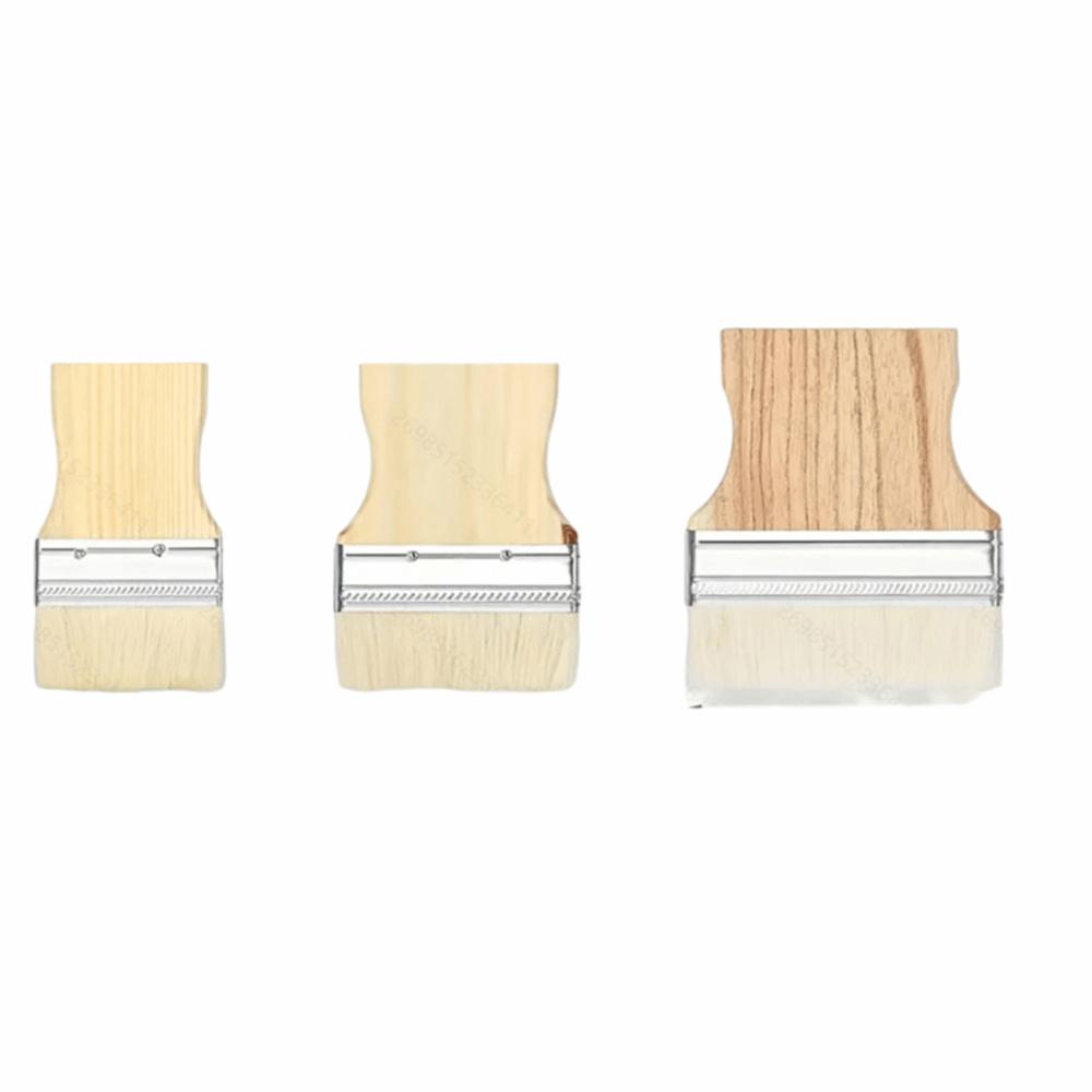 3/4Pcs Multipurpose Flat Paddle Paint Brushes 2/3/4/5in Artist Painting Brushes  for Furniture