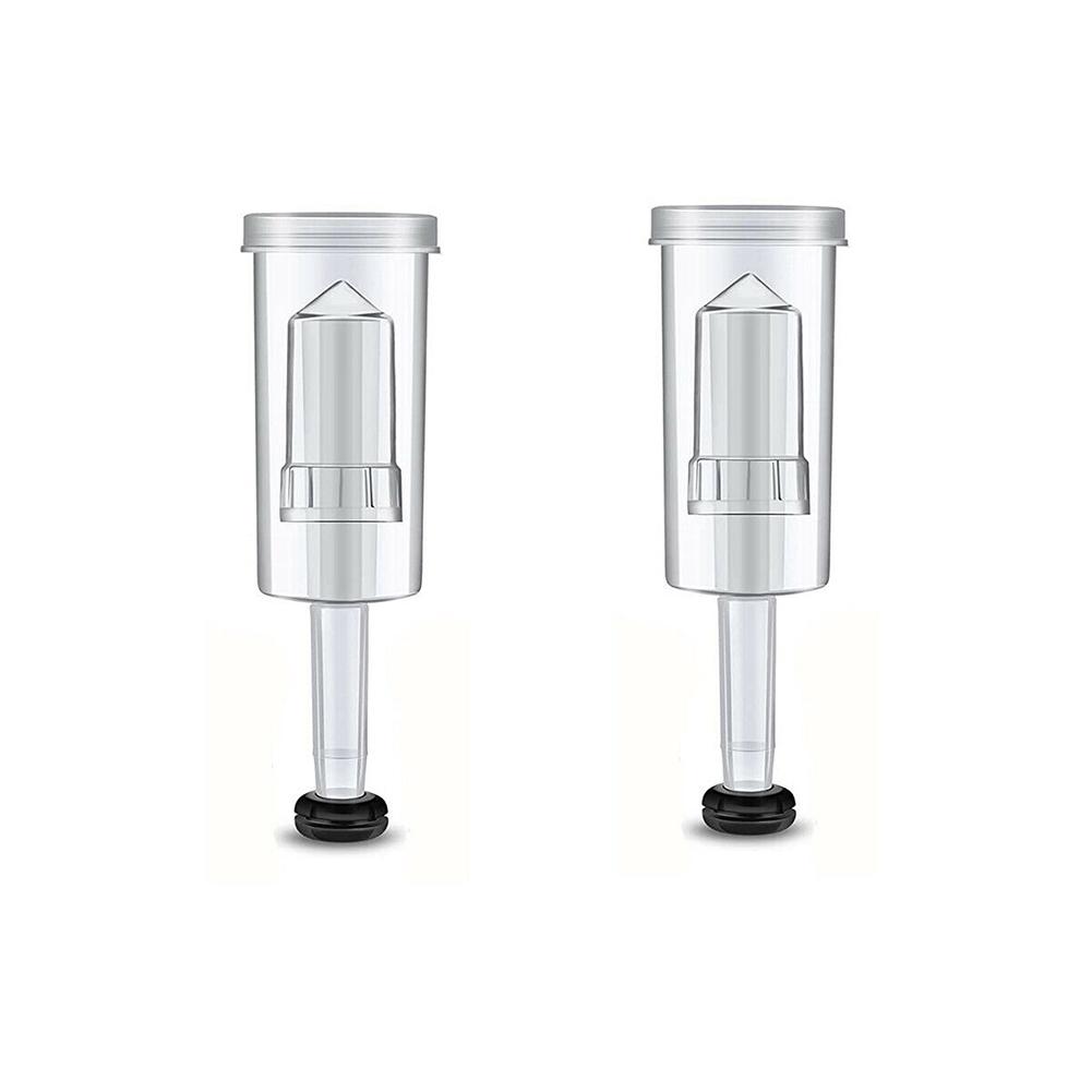 

2 шт. Ферментационный затвор для пивоварения Ферментационные бочки Выпускной клапан Ферментация Вино Пивоварение Водяной затвор Проверочный клапан Трехкомпонентный ферментационный затвор